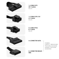 COOLBOX Fuente Alimentac. ATX POWERLINE III 550W