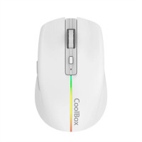 Coolbox Ratón  W01 1600DPI Inalámbrico Blanco
