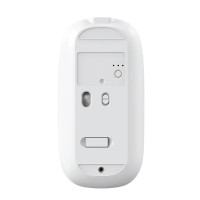Coolbox Ratón W02-IA Inalámbrico RF+BT Blanco
