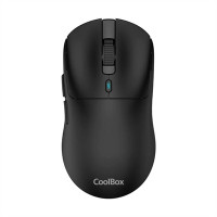 Coolbox Ratón W03 10000DPI Inalámbrico RF+BT Negro