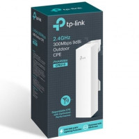 PUNTO DE ACCESOREPETIDOR INALÁMBRICO TP-LINK CPE210 - EXTERIOR - WIFI BGN - 2.4GHZ - 2X ANTENA 9DBI - 1X RJ45 LAN0 - 1X RJ45 LAN1 - POE