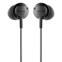 Auriculares Intrauditivos NGS Cross Drift/ con Micrófono/ Jack 3.5/ Negros
