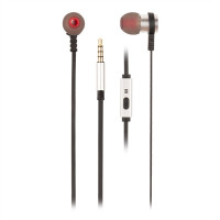 NGS Auriculares metálicos cplano 1.2m prata