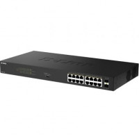 D-Link DGS-1018P/E Switch 16xGbE PoE+ 2xSFP