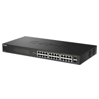 D-Link DGS-1026P/E Switch 24xGbE PoE+ 2xSFP