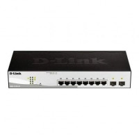 Switch D-Link DGS-1210-10 8 Puertos RJ-45 Gigabit 101001000 PoE SFP