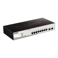 Switch D-Link DGS-1210-10 8 Puertos RJ-45 Gigabit 101001000 PoE SFP