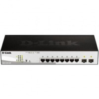 Switch D-Link DGS-1210-10P 10 Puertos RJ-45 Gigabit 101001000 PoE SFP