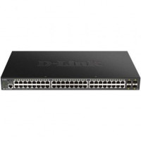 Switch D-Link Smart DGS-1250-52XMP 52 Puertos RJ-45 101001000 PoE SFP