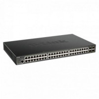 Switch D-Link Smart DGS-1250-52XMP 52 Puertos RJ-45 101001000 PoE SFP