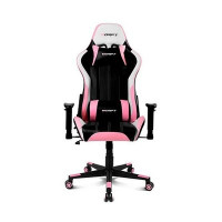 Cadeira GAMING DRIFT DR175 ROSA INCLUYE COJINES CERVICAL Y LUMBAR