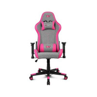 DRIFT Silla Gaming DR90 PRO Gris/Rosa