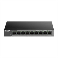 Switch D-Link DSS-100E-9P 8 Puertos RJ-45 10100 PoE