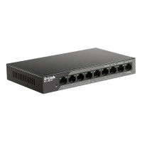 Switch D-Link DSS-100E-9P 8 Puertos RJ-45 10100 PoE