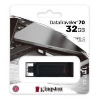 PENDRIVE 32GB USB-C 3.2 KINGSTON DT70 pretoPENDRIVE 32GB USB-C 3.2 KINGSTON DT70 pretoUSB-C 3.2 GEN 1  32GB DT70 32GB