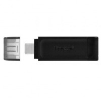 PENDRIVE 64GB USB-C 3.2 KINGSTON DT70 pretoPENDRIVE 64GB USB-C 3.2 KINGSTON...