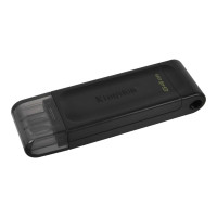 PENDRIVE 64GB USB-C 3.2 KINGSTON DT70 pretoPENDRIVE 64GB USB-C 3.2 KINGSTON DT70 pretoUSB-C 3.2 GEN 1  64GB DT70 64GB
