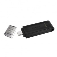 PENDRIVE 64GB USB-C 3.2 KINGSTON DT70 pretoPENDRIVE 64GB USB-C 3.2 KINGSTON DT70 pretoUSB-C 3.2 GEN 1  64GB DT70 64GB