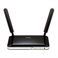 ROUTER INALÁMBRICO 4G LTE DLINK DWR-921 WIFI 150MBPS 4 PUERTOS 2 ANTENAS EXTERNAS