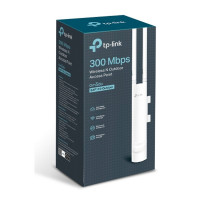 PUNTO DE ACCESO INALÁMBRICO TP-LINK EAP110-OUTDOOR - EXTERIOR - WIFI BGN - 2.4GHZ - 2X ANTENA 5DBI - 1X RJ45 - IMPERMEABLE - POE