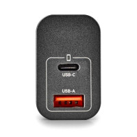 NGS CARGADOR GAN ULTRARAPIDO 30W USB-C+ USB-A