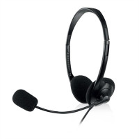 EWENT EW3568 Auricular USB+micrófono cable  2,1m