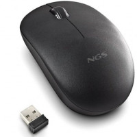 NGS Raton Inalambrico Teclas silenciosas Negro