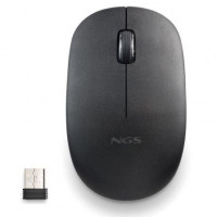 NGS Raton Inalambrico Teclas silenciosas Negro
