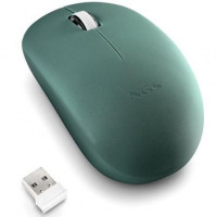 NGS Raton Inalambrico Teclas silenciosas Verde