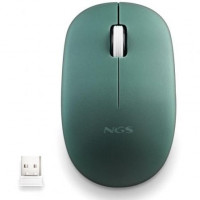 NGS Raton Inalambrico Teclas silenciosas Verde