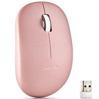 NGS Raton Inalambrico Teclas silenciosas Rosa