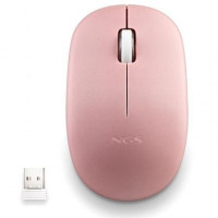 NGS Raton Inalambrico Teclas silenciosas Rosa
