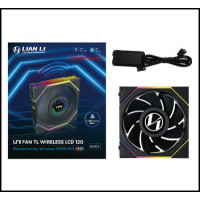 VENTILADOR 120X120 LIAN LI UNIFANTL-LCD WIRELESS BLACK R