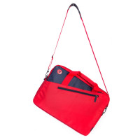 NGS MALETIN 15.6” CON BOLSILLO EXT.Vermelho
