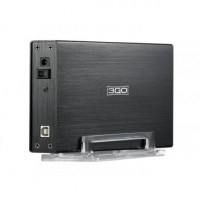 Caixa Disco 3.5 3GO HDD35BKIS USB 2.0 SATA IDE Preto