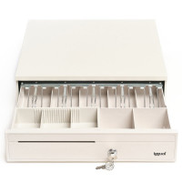iggual Cajón portamonedas IRON-30W 42cm 5+5 branco