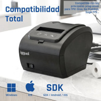 iggual Impresora Térmica TP8002 USB+RS232+Ethernet