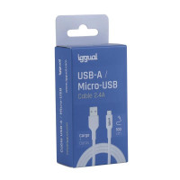 iggual cable USB-Amicro-USB 100 cm branco