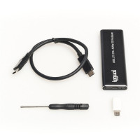 iggual Caixa  externa USB-C 3.1 SSD M.2 NVMe y SATA