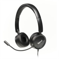 iggual Auriculares con micro Dual Tech USB3,5 mm