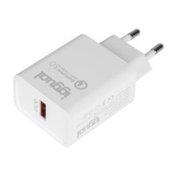 iggual carregador 1xUSB carga rápida QC3.0 18W