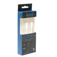 iggual Cable USB-CUSB-C 100 cm branco Q3.0 3A