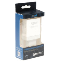 iggual carregador 2xUSB carga rápida QC3.0 30W