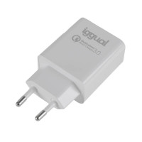 iggual carregador doble USB QC3.0 + tipo C PD 20W