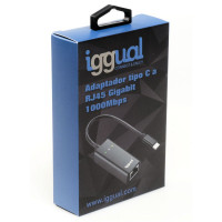 iggual Adaptador tipo C a RJ45 Gigabit 1000Mbps