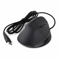 iggual Ratón vertical USB ERGO-V 2400DPI negro