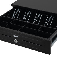 iggual Cajón portamonedas IRON-HD 41cm 5+8 negro