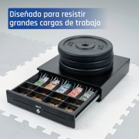 iggual Cajón portamonedas IRON-HD 41cm 5+8 negro