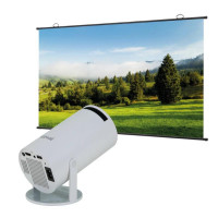 iggual Pack mini proyector + pantalla 100