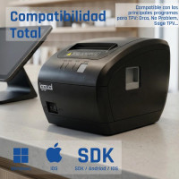 iggual Impresora térmica TP EASY 80 USB+RJ11 WiFi